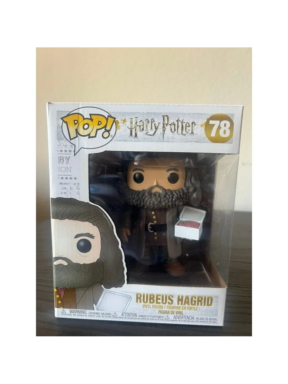 SUPER Rubeus Hagrid w/ Birthday Cake Funko Pop #78 Harry Potter Wizarding World